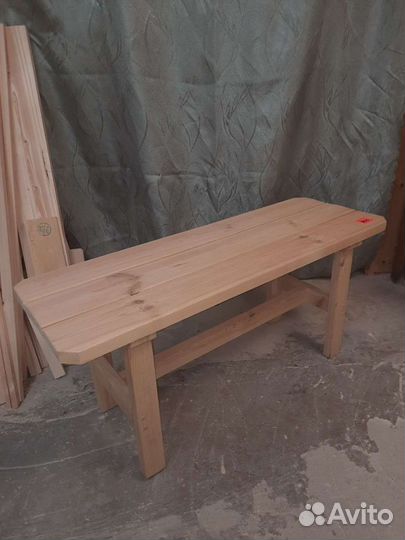 Лавка банная или дачная 1 метр
