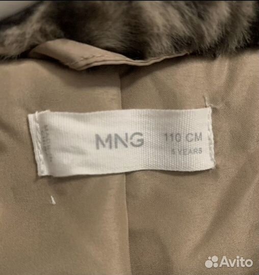 Шуба mango для девочки