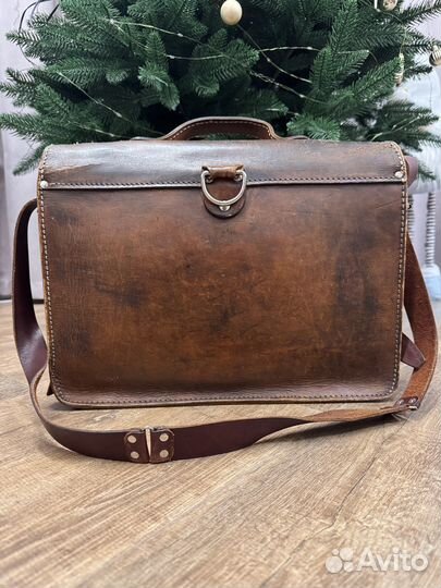 Мужской кожаный портфель
