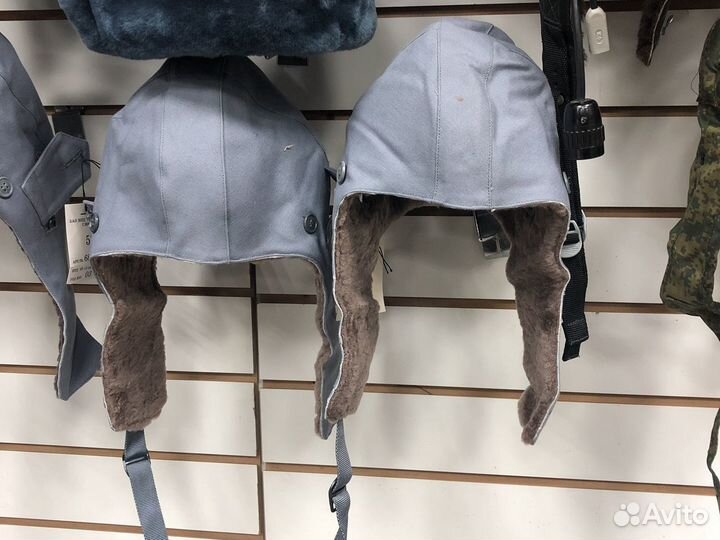 Шлем мабута арктика из натурального меха