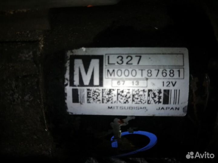 Стартер mazda M000T87681 12V