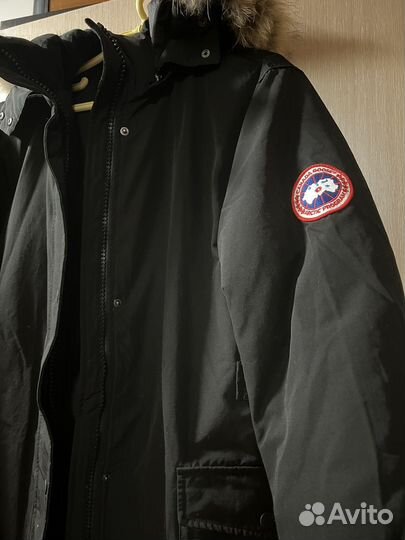 Длинный пуховик Canada goose