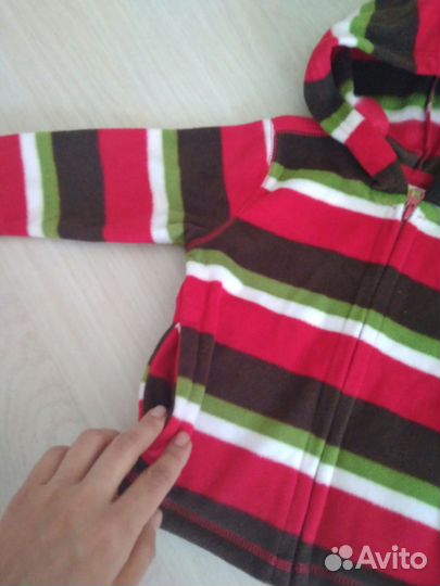 Новая флисовая кофта с капюшоном Crazy8 (США)