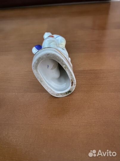 Статуэтка «Юный динамовец», фарфор, дфз, Вербилки