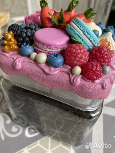 Баночка с декором