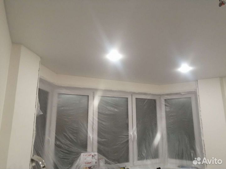 Монтаж натяжных потолков