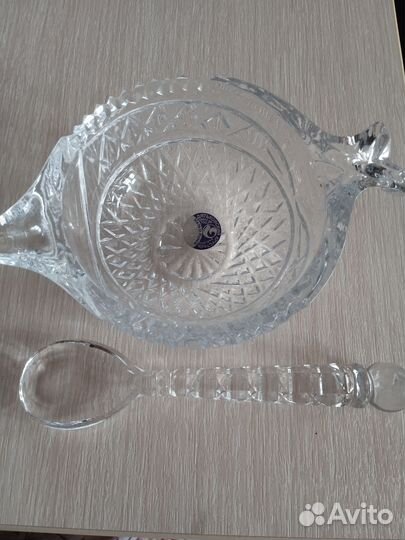 Дятьковская хрустальная икорница