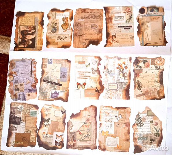 Винтажные декоративные бумаги