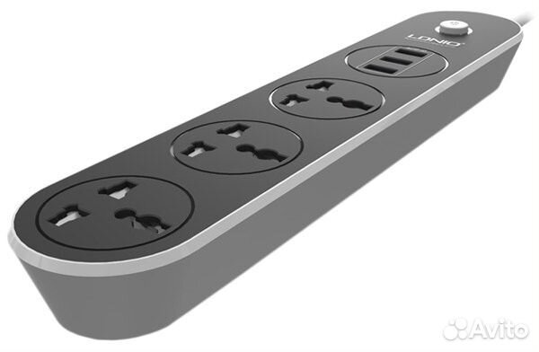 Сетевой фильтр с USB ldnio SC3301 3USB*3,1A 1,6м