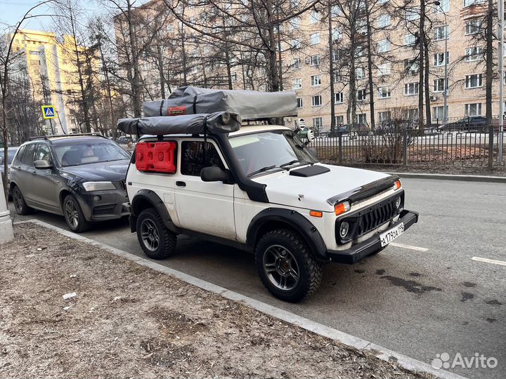 Защита стекла Нива 2121, молле Rhino4x4Gear