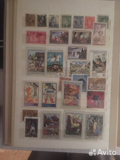 Альбом с почтовыми марками