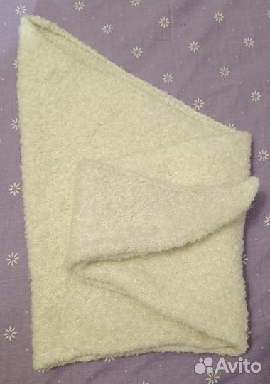 Шарф женский белый - бактус