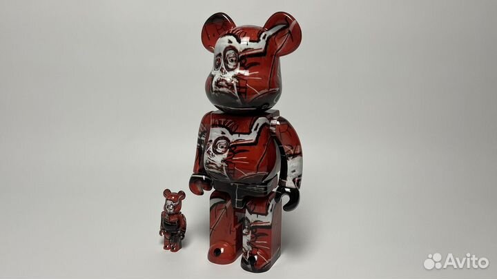 Bearbrick Jean-Michel Basquiat 400%+100% Оригинал