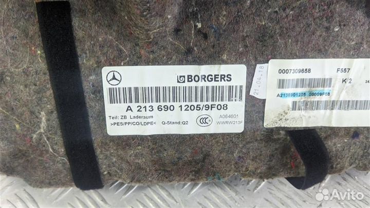 A2136901205 Пол багажника Mercedes CLS C257