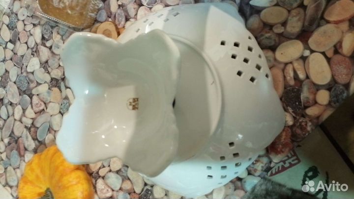 Ваза на ножке для фруктов, конфет Чехия