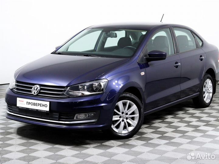 Volkswagen Polo 1.6 AT, 2016, 64 000 км