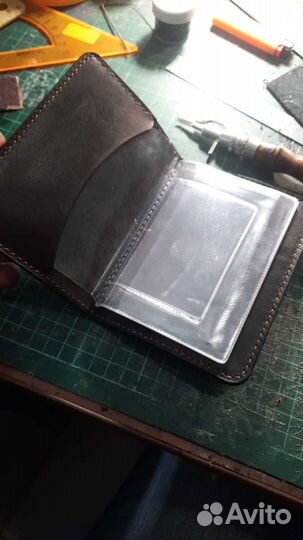 Обложка на паспорт натуральная кожа