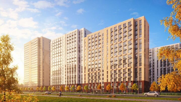 2-к. квартира, 52,9 м², 15/22 эт.