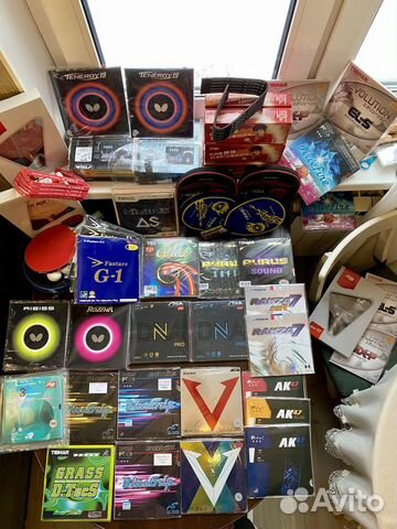 Накладки для настольного тенниса