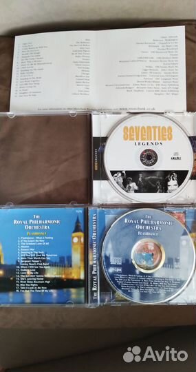 CD диски: The Yardbirds, Atomic Rooster, Blues