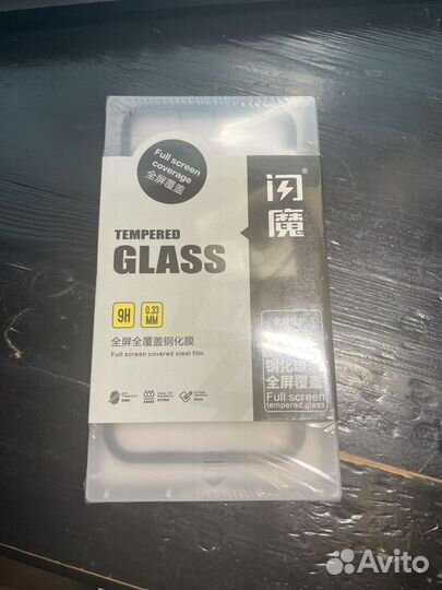 Защитное стекло на iPhone pro max с аппликатором