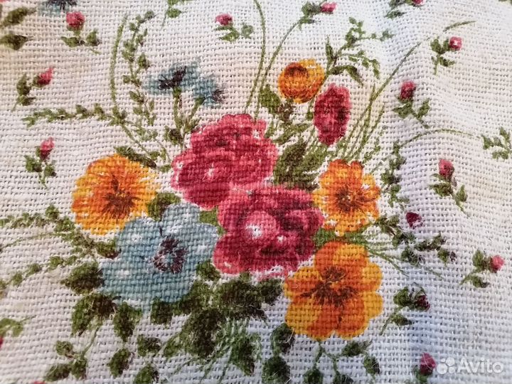 Ткань лён СССР для штор/интерьера новая