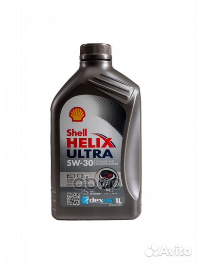 Масло shell 5W30 1L helix ultra ECT C3 Shell