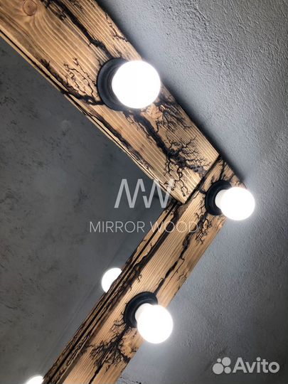 Гримерное зеркало с подсветкой в полный рост