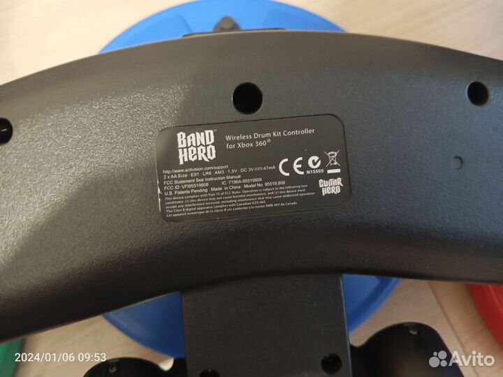 Band hero беспроводные барабаны xbox 360 Остатки