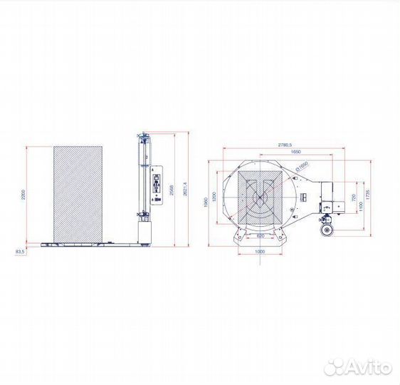 Паллетоупаковщик masterplat plus freezer TP3