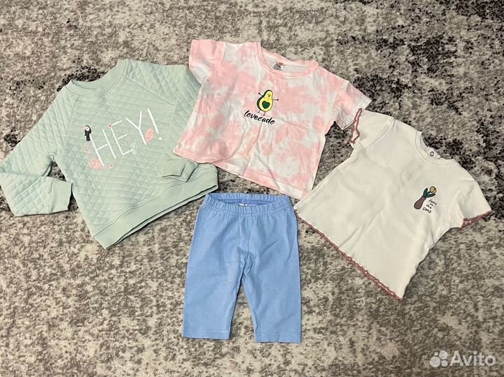 Вещи пакетом на девочку 92