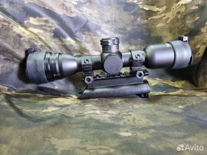Оптический прицел на скс с крышкой в сборе