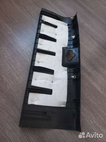 Накладка в багажник на Солярис 1