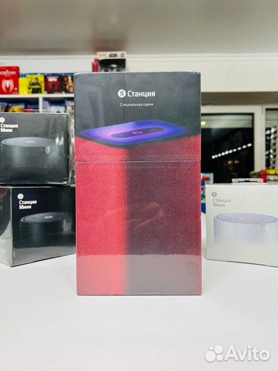 Яндекс Станция 2 Красный с Zigbee