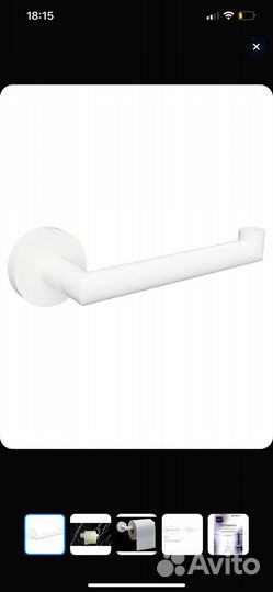 Bemeta крючок и держатель для туалетной бумаги