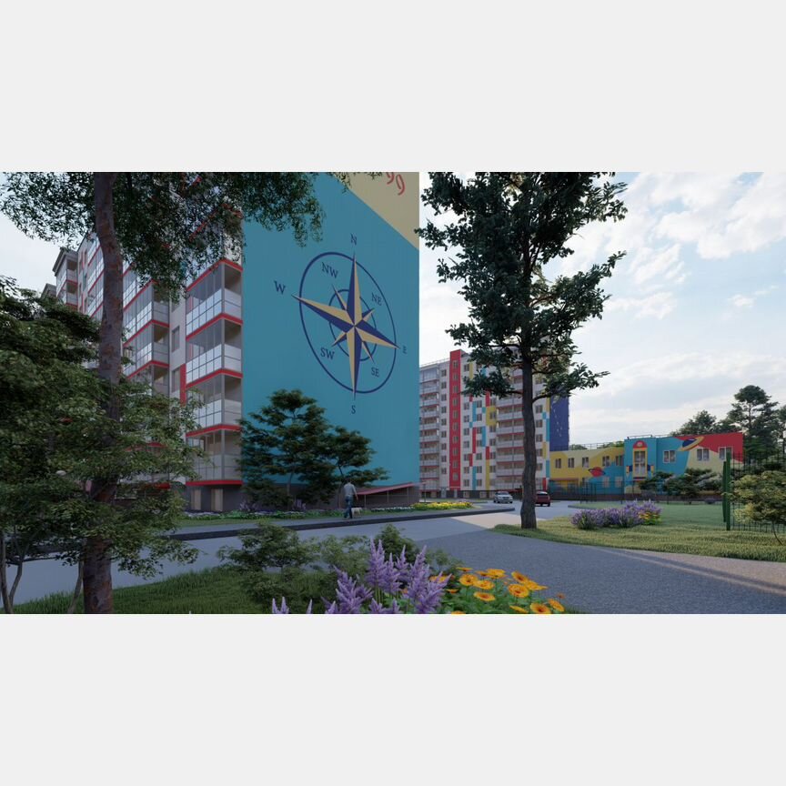 1-к. квартира, 58,5 м², 1/10 эт.
