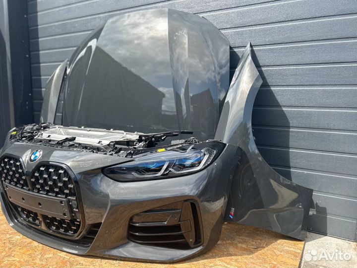 BMW G22 G23 ноускат бампер капот фары C36