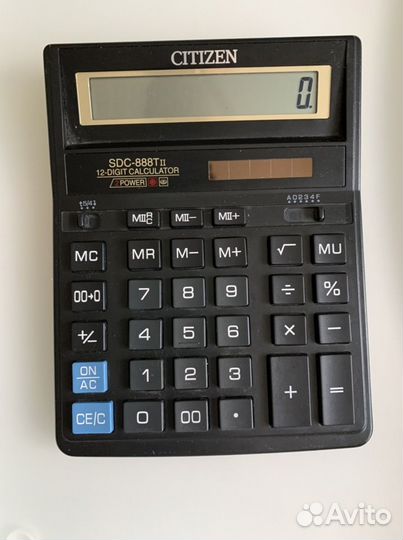 Калькулятор, citizen, sdc 888