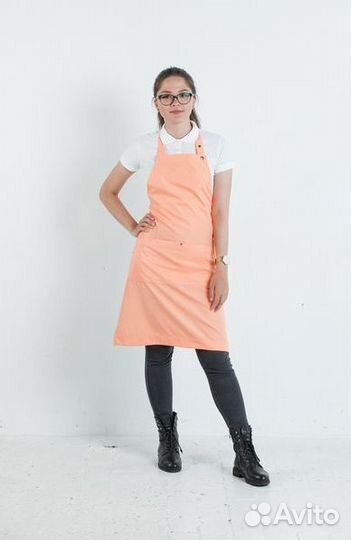 Белый поварской фартук оптом