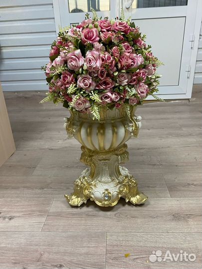 Цветы в вазе, композиции для интерьера