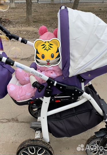 Коляска 2 в 1 adamex