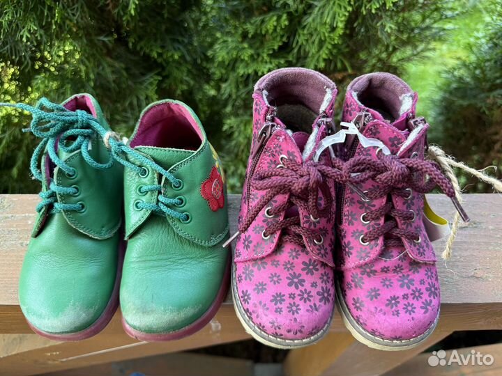 Ботинки демисезонные для девочки Котофей 23р
