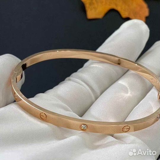 Браслет Cartier Love, маленькая модель 0,06ct