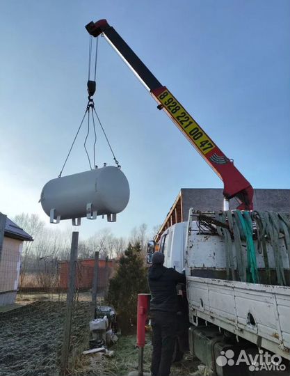 Установка газгольдера под ключ