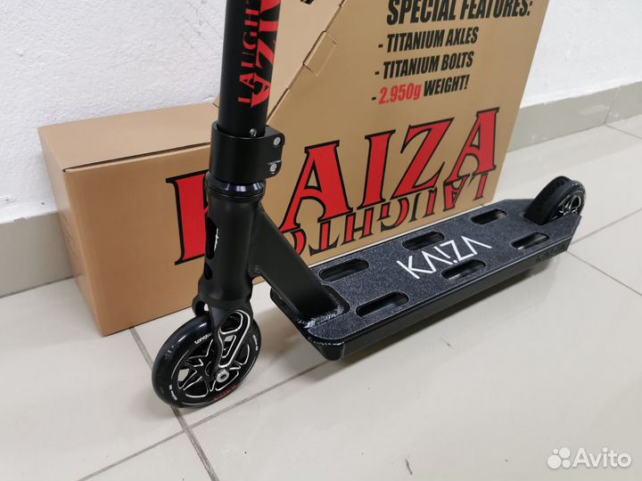 Самокат трюковой Longway Kaiza Black (Новый)