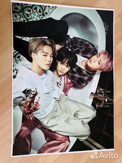 Плакат с BTS (k-pop)