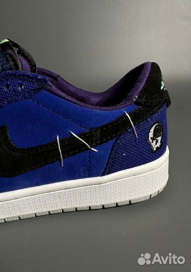 Кроссовки AIR jordan 1 LOW x Zion Williamson Ice Л