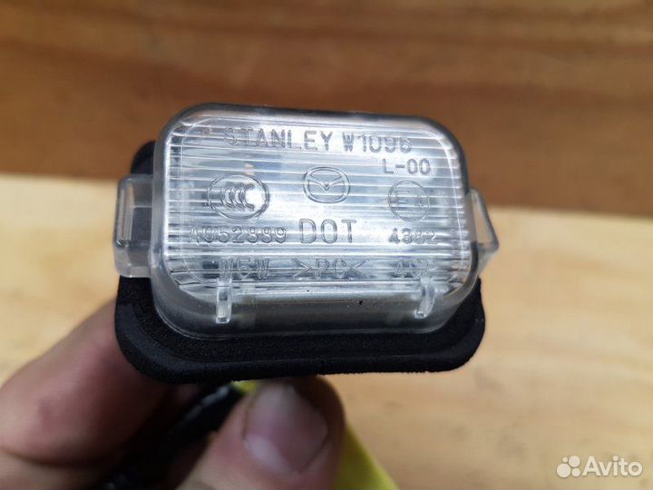 Подсветка номера зад. mazda 6