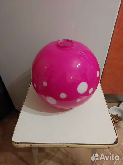 Плафон для люстры, стеклянный