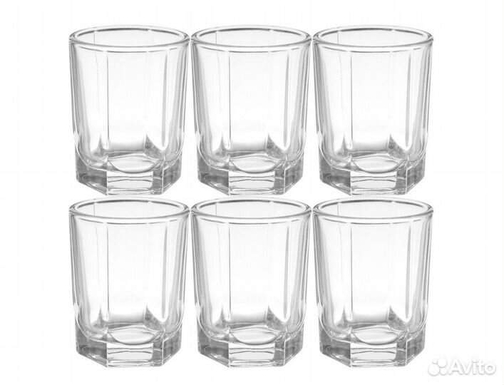 Набор рюмок 50 мл, 4 вида